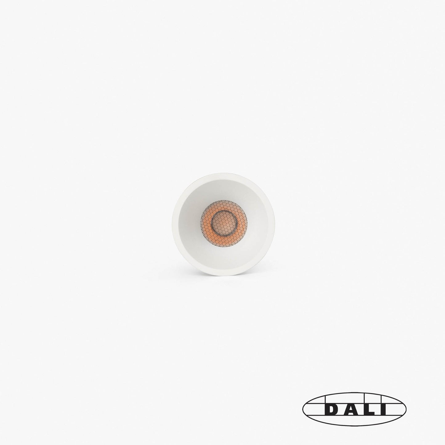 TULIPA SIM White recessed downlight IP65 10W 15° 3000K CRI90 DALI