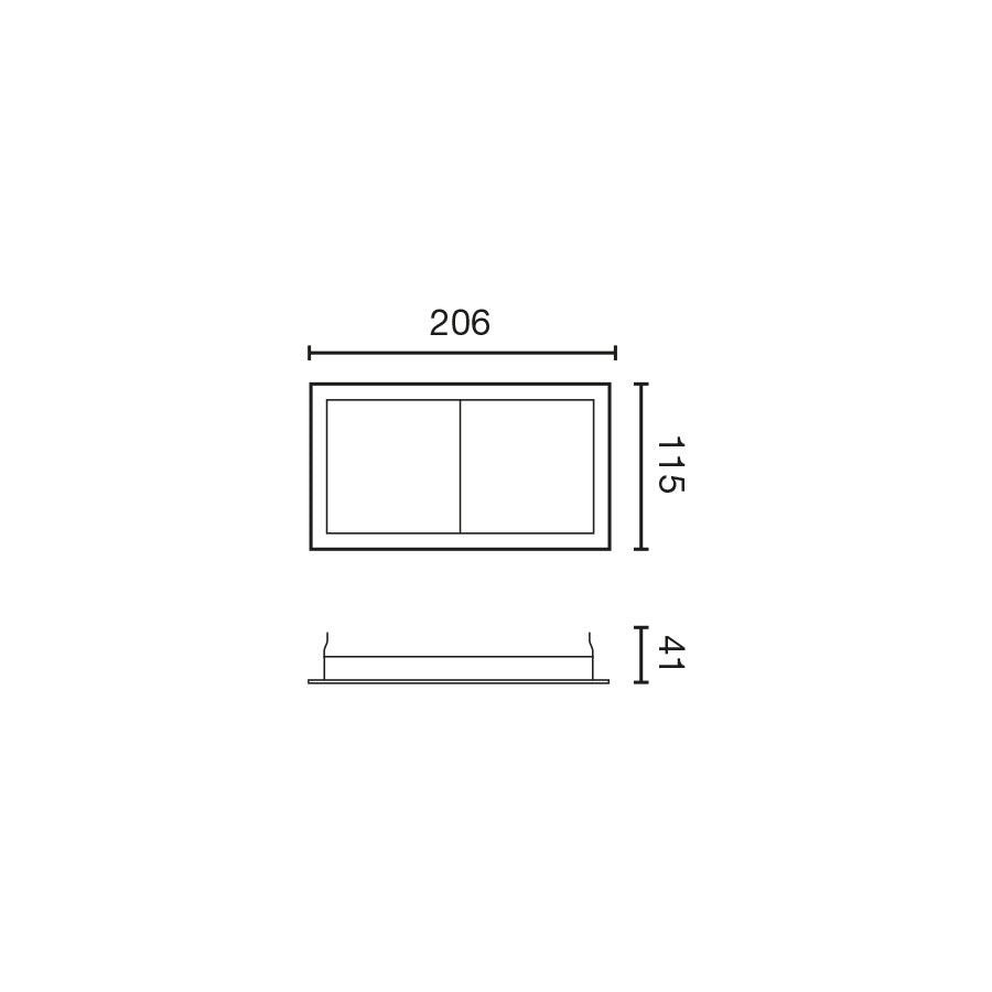 PODIUM Frame black 2L
