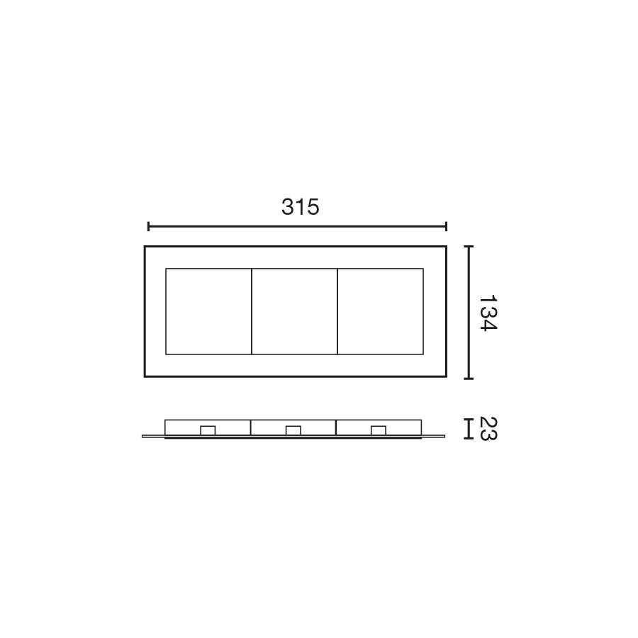 PODIUM Without frame white 3L