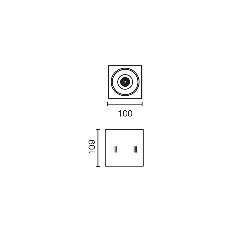NANO COLIN-1 Valge süvistatav raamita 7-13W 2700K 20°