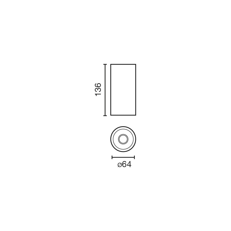 FOST RIPULAGI must Ø64 14W CRI97 3000K 60°
