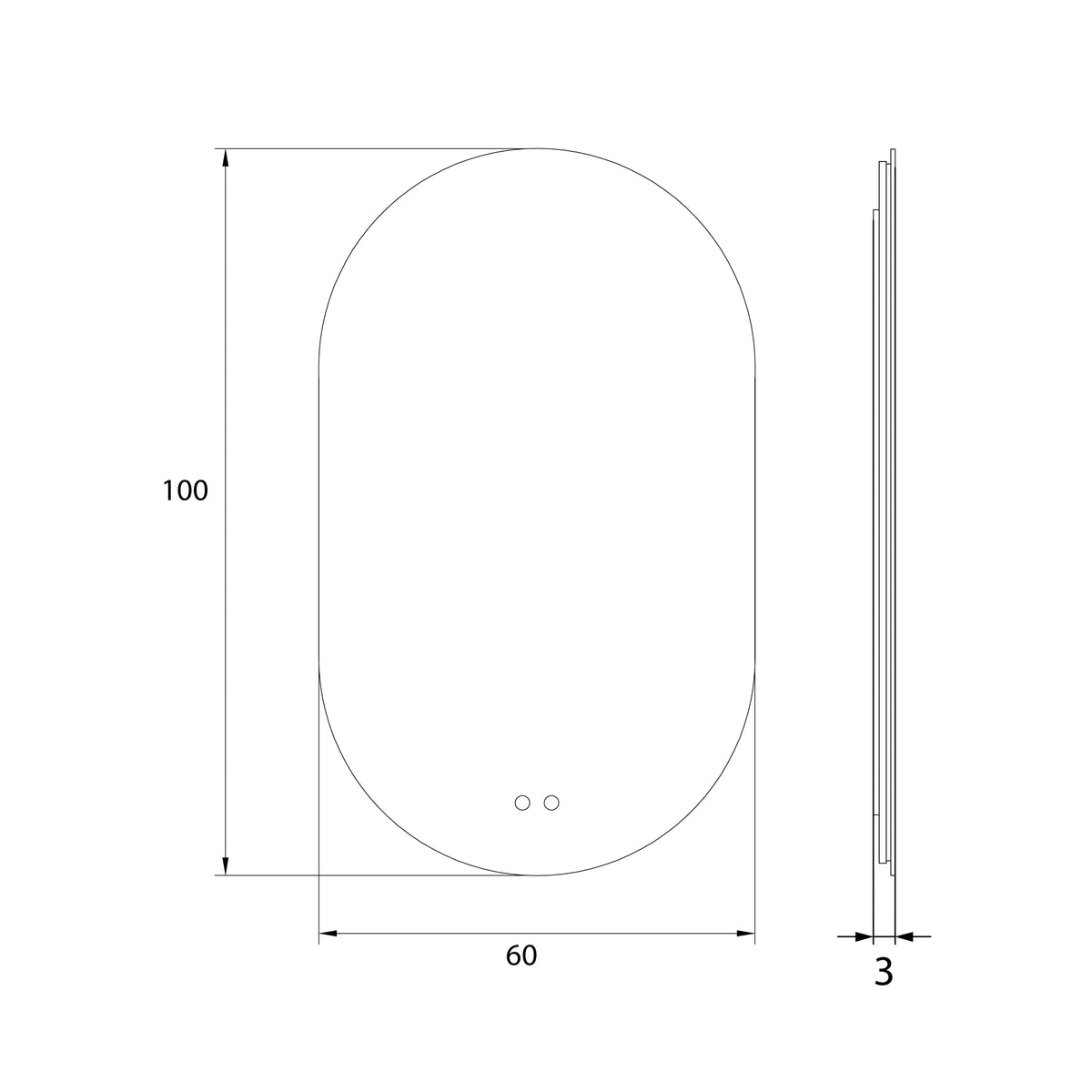 MAXLIGHT W0388 Miroir