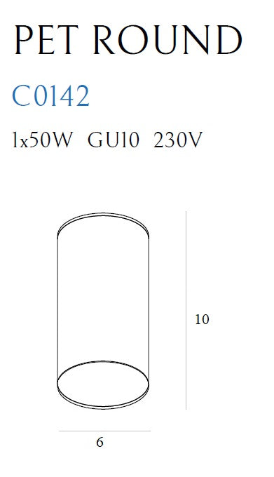 Maxlight C0142 Pet Round
