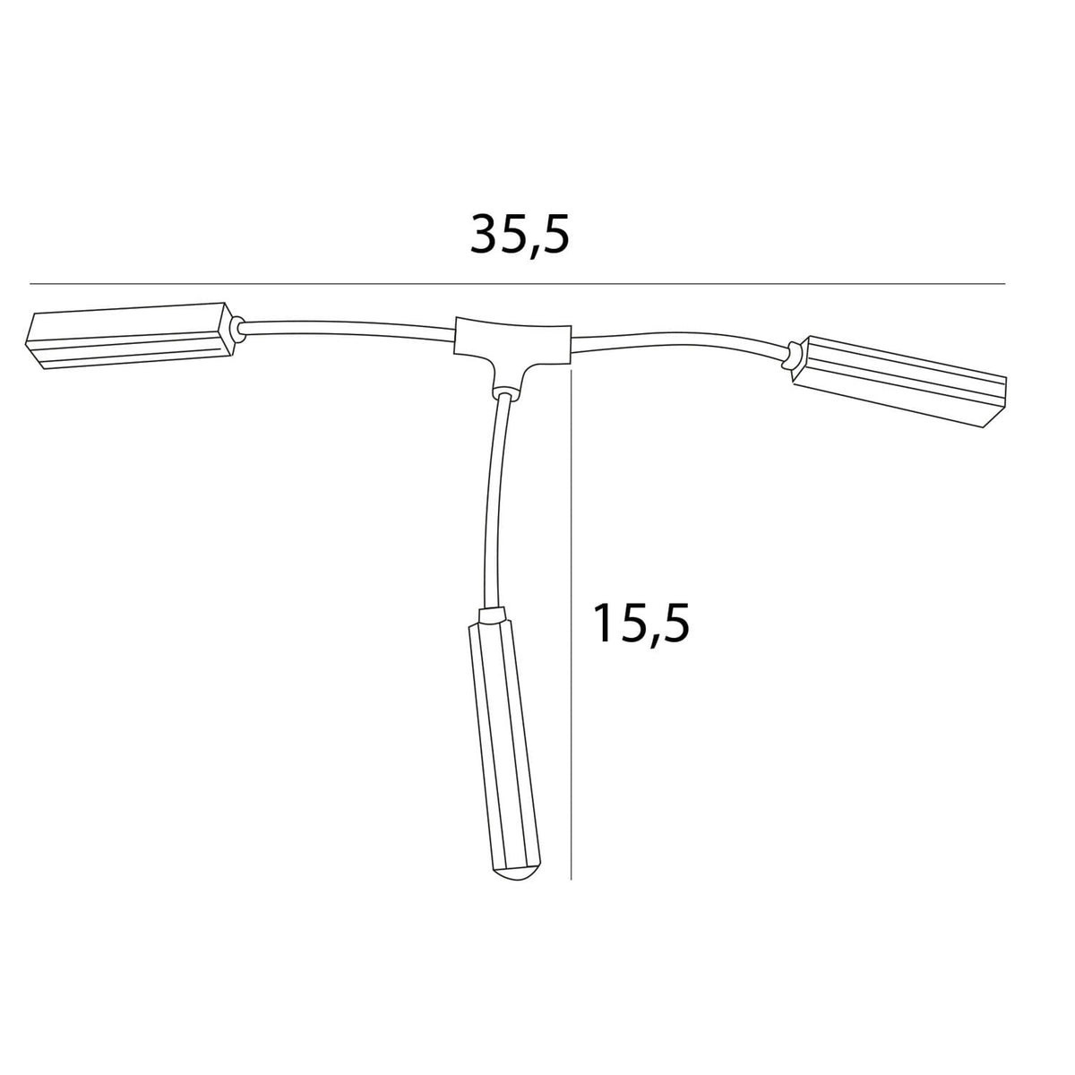 Maxlight MT0035 Magnetic T-shape electrical connector