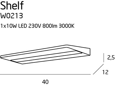 Maxlight W0213 Shelf