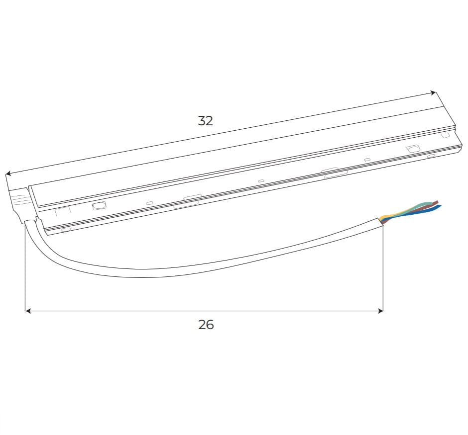 Maxlight MA0005 магнитный блок питания 200 Вт для установки на трек