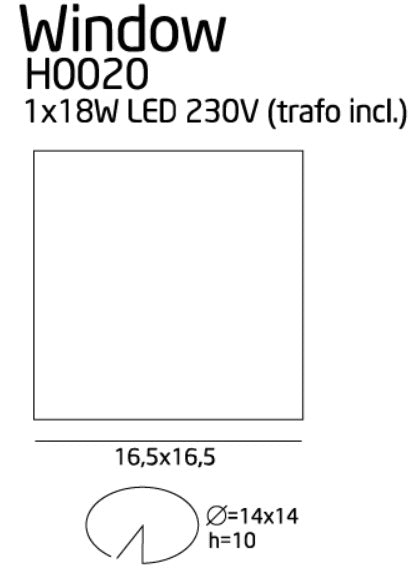 Ventana Maxlight H0020