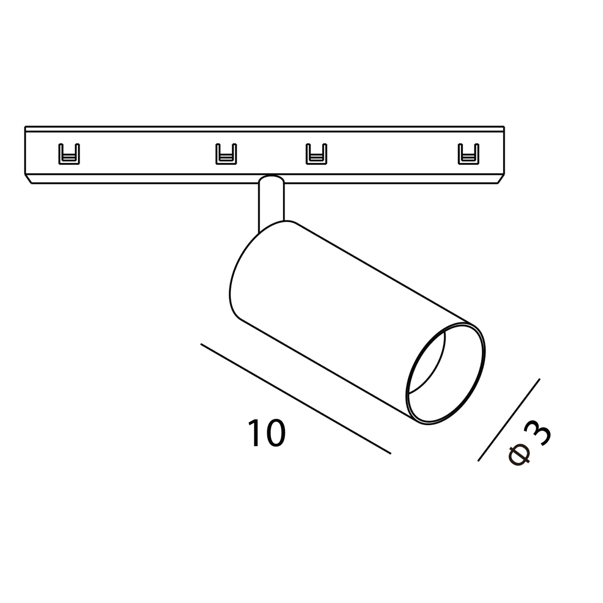 MAXLIGHT N0002Z Micro11 Réflecteur 10W Zigbee
