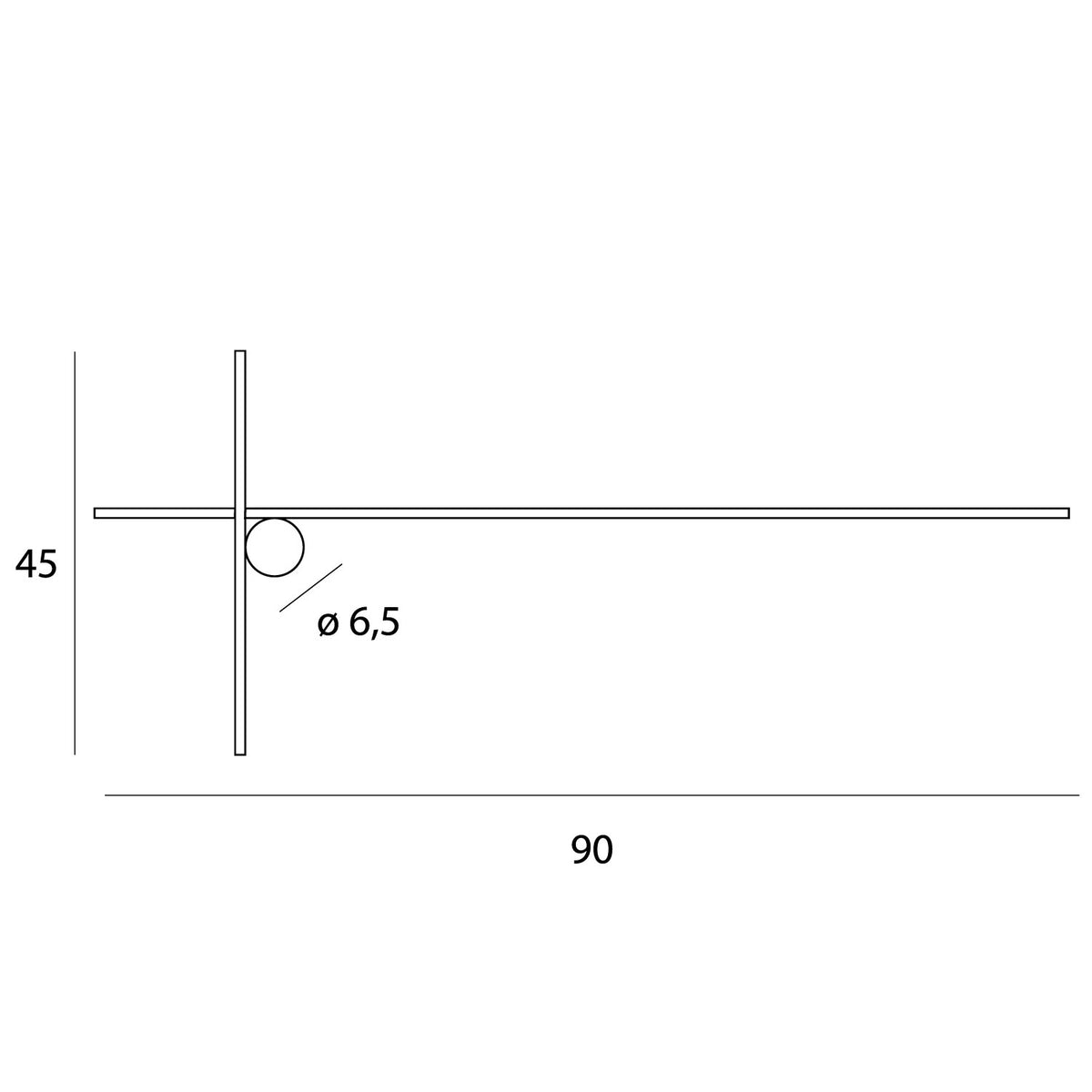 Maxlight W0369 Arne 90cm
