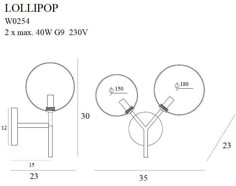 Maxlight W0254 Lollipop