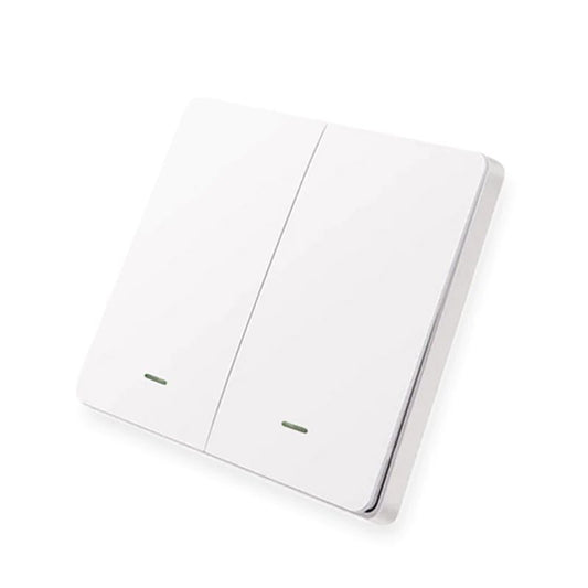 2 gang ZigBee smart wall switch for lighting control system