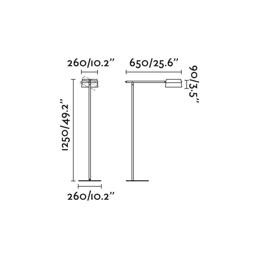 LOOP PIE DE SALON FRESNO LED 6W 2700K