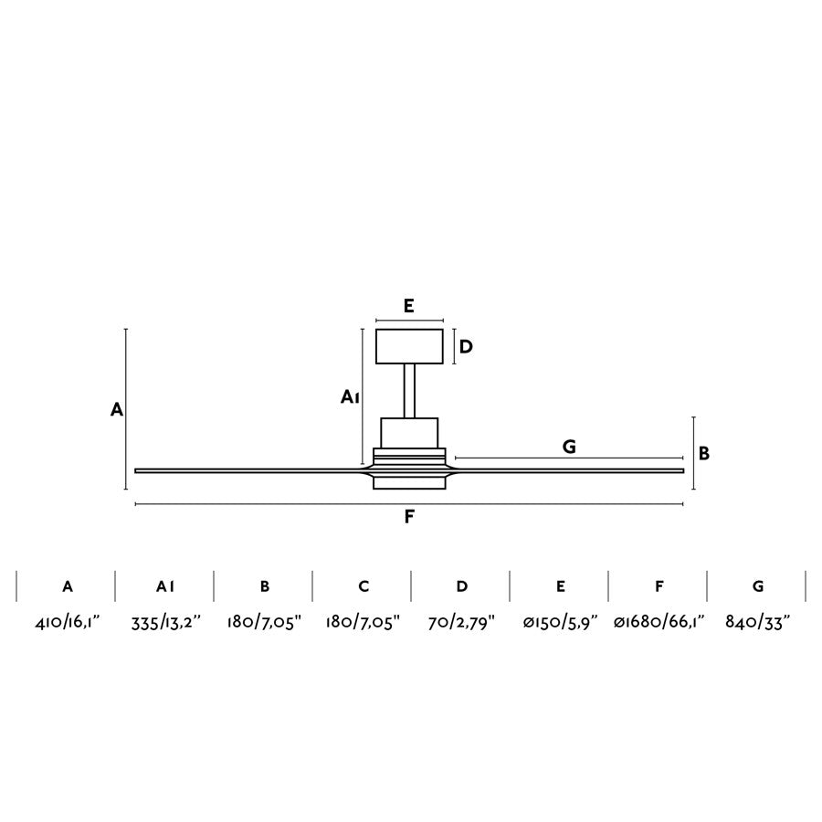 110V LANTAU XL Ø1680 NIQ SAT 3 PALAS NOGAL