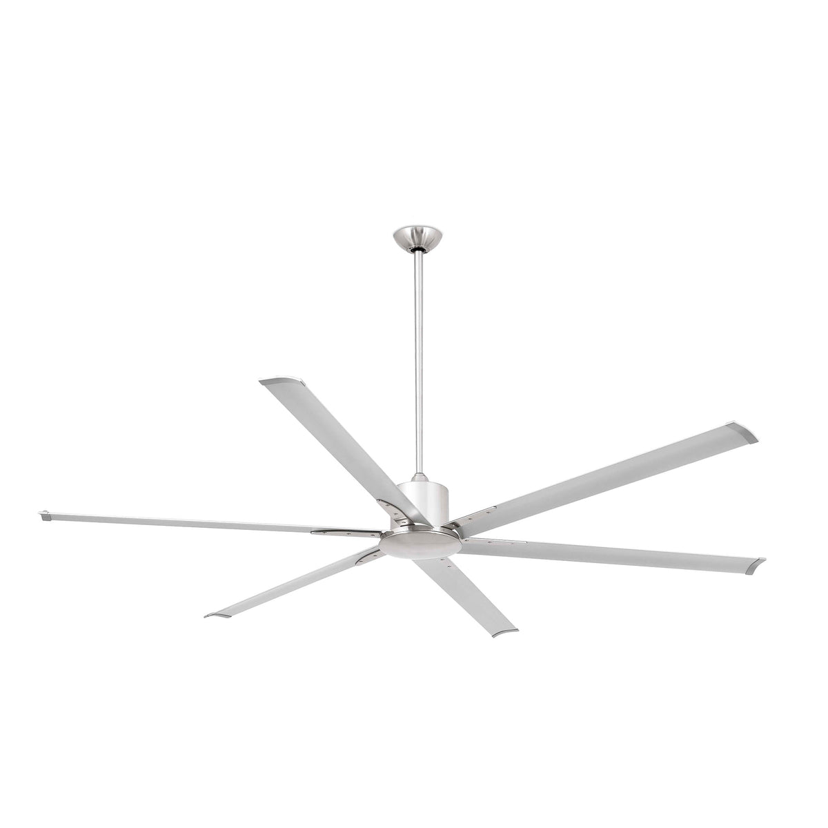 Deckenventilator ohne Licht ANDROS XXL Ø2130MM MATTNICKEL 6 FLÜGEL