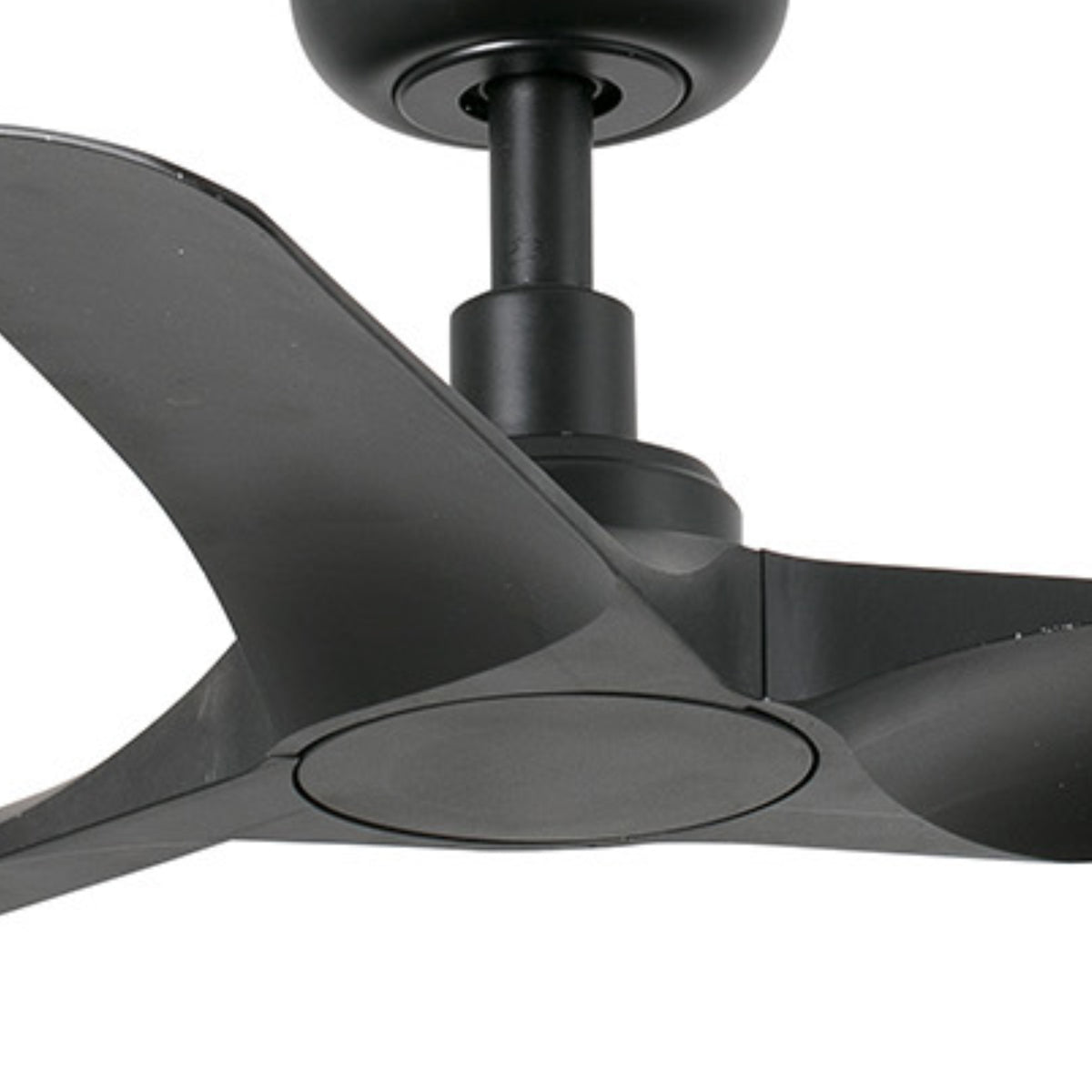 Ventilateur de plafond sans éclairage HEY S Ø900mm NOIR 3 PALES NOIRES