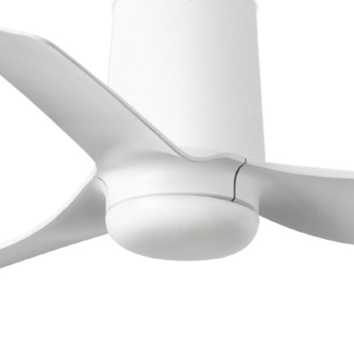 Deckenventilator ohne Licht MINI PUNT TUB S Ø900MM WEISS 3 weiße Flügel