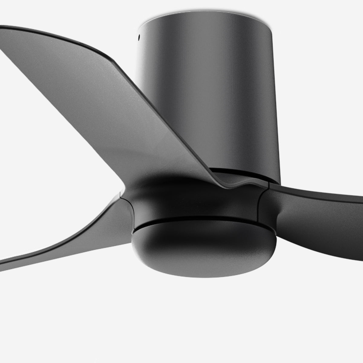 Takfläkt utan belysning MINI PUNT TUB S Ø900MM SVART 3 SVARTA BLAD
