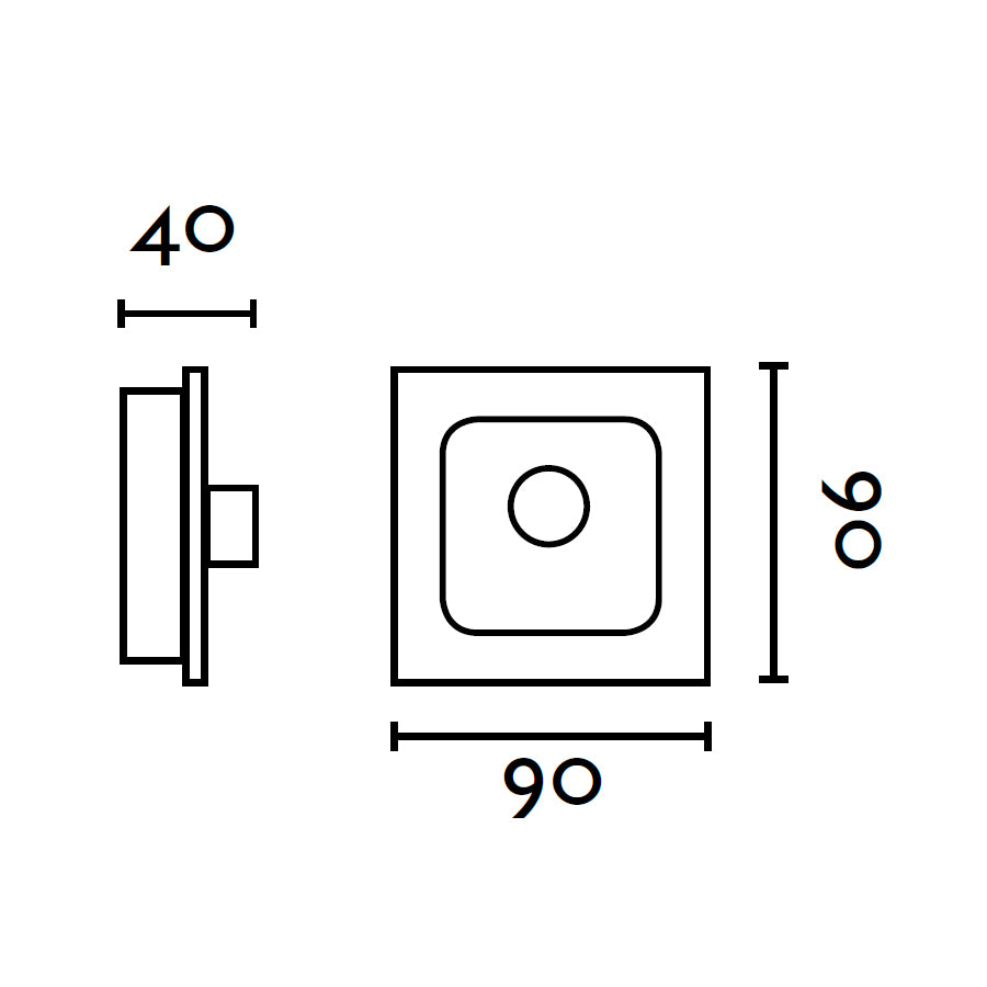 Wall Control 3 speeds white AC
