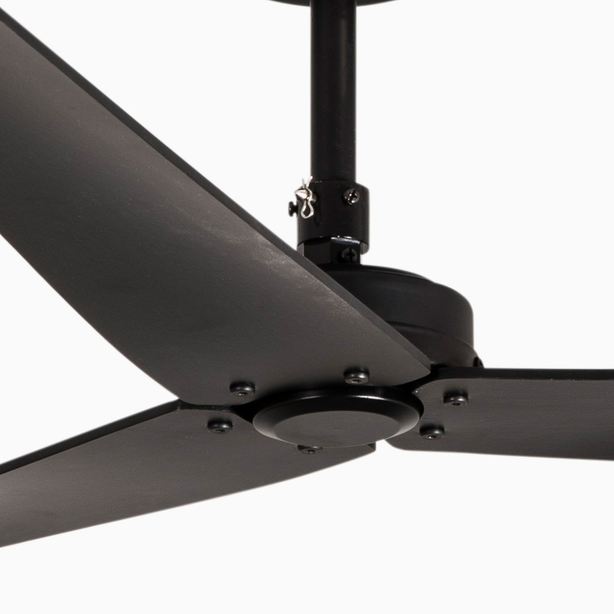 Takfläkt utan belysning MILOS Ø1320mm SVART 3 BLAD PLYWOOD