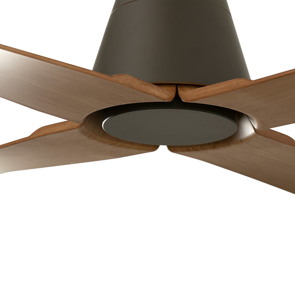 Ceiling fan without light TYPHOON DC Ø1300 BROWN 4 MAPLE BLADES IP44