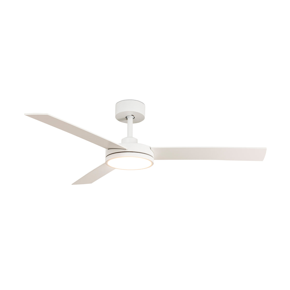 Ventilador de techo con luz BARTH Ø1320 MM BLANCO 3 ASPAS 24W