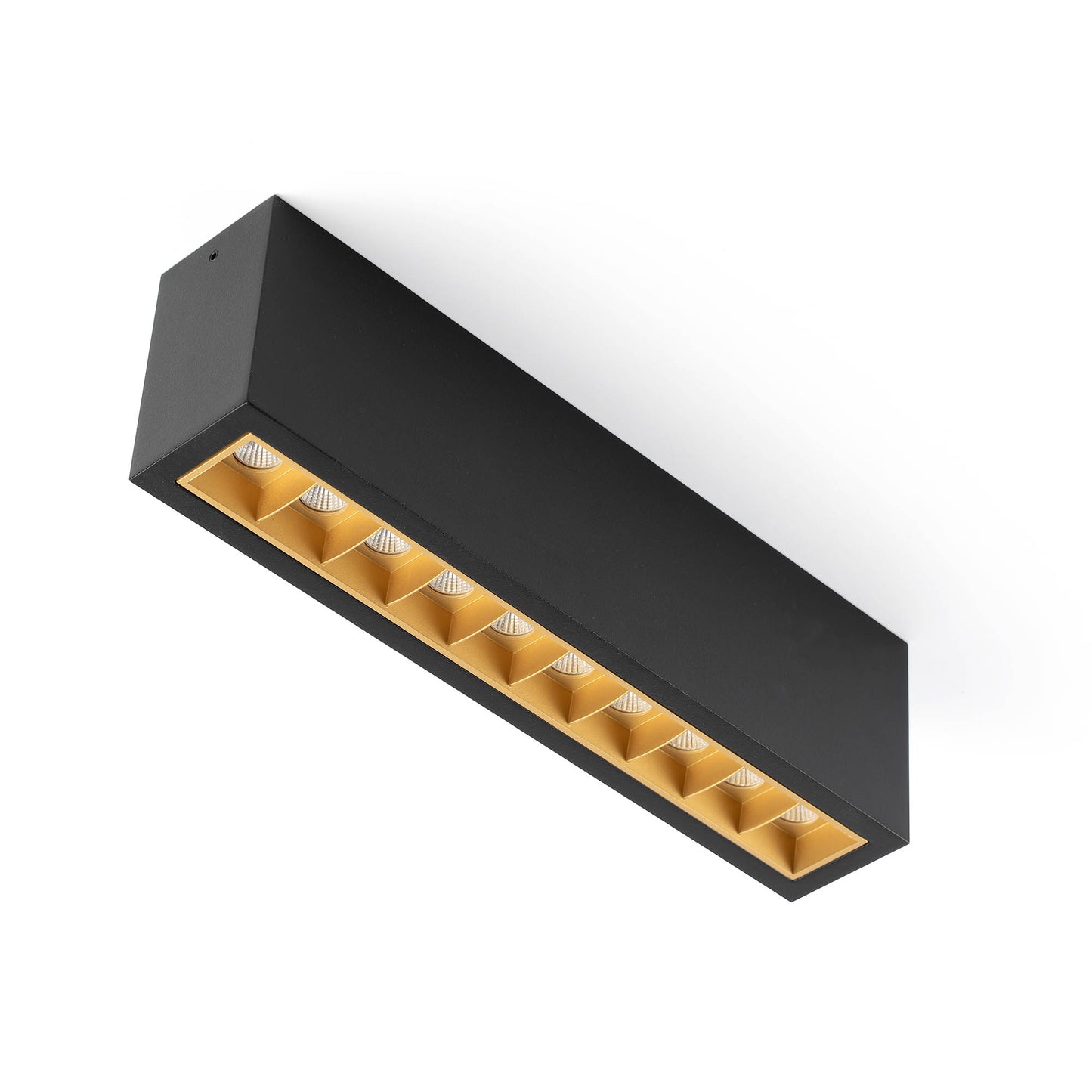 TROOP Superficie 10x2W black-gold 15° 4000K CRI90