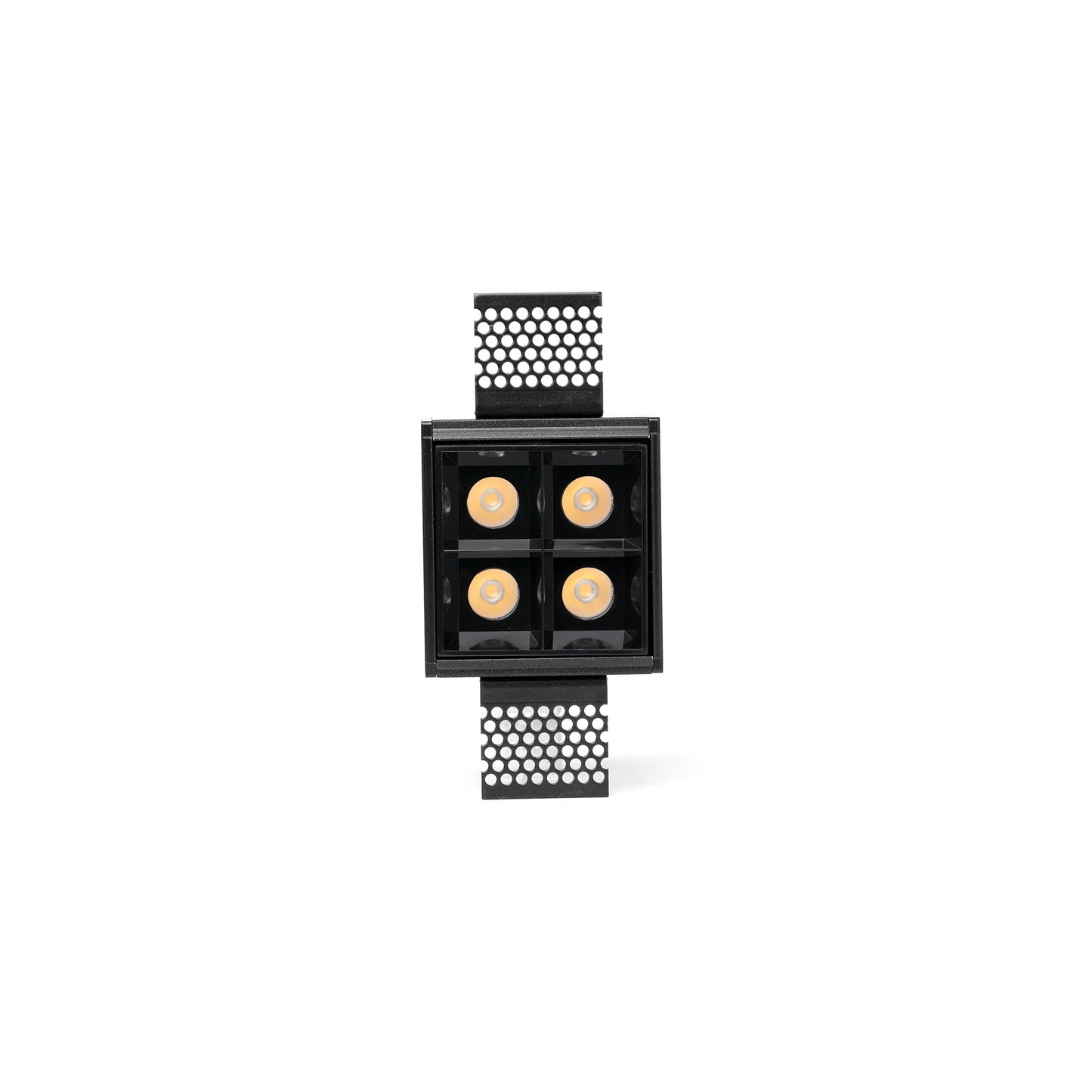 TROOP TRIMLESS Recessed black 4x2W 48° 2700K CRI90