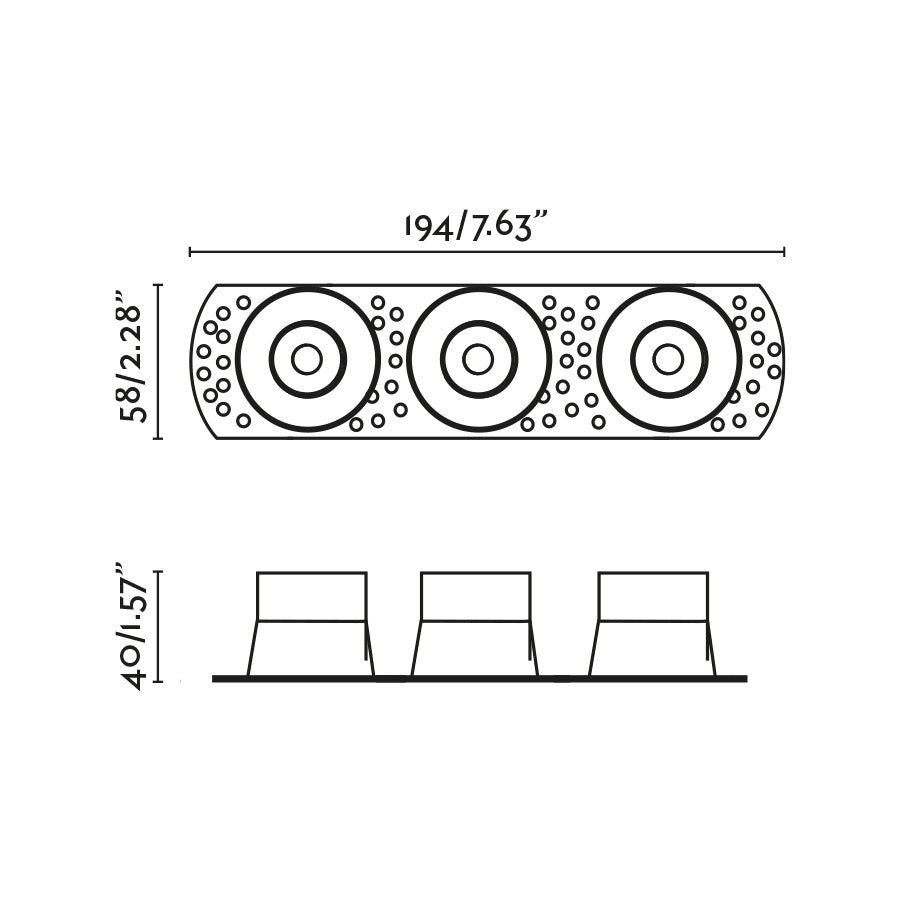 FLIC 3L White recessed adjustable trimless MR11 GU10