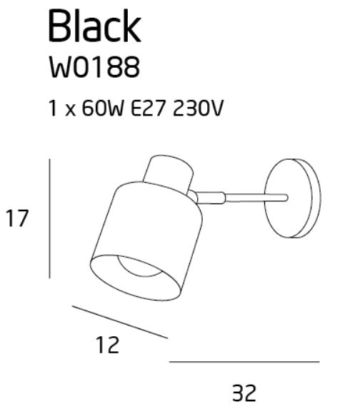 Maxlight W0188 Black