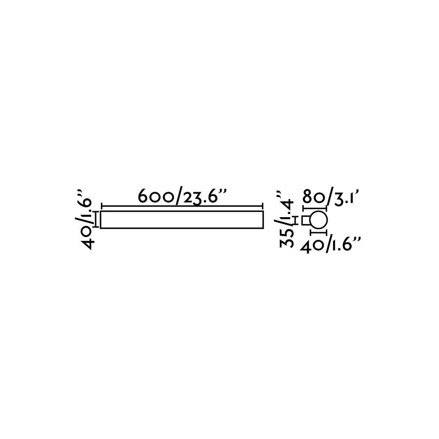 VOLGA APLIQUE CROMO LED 12W 3000K