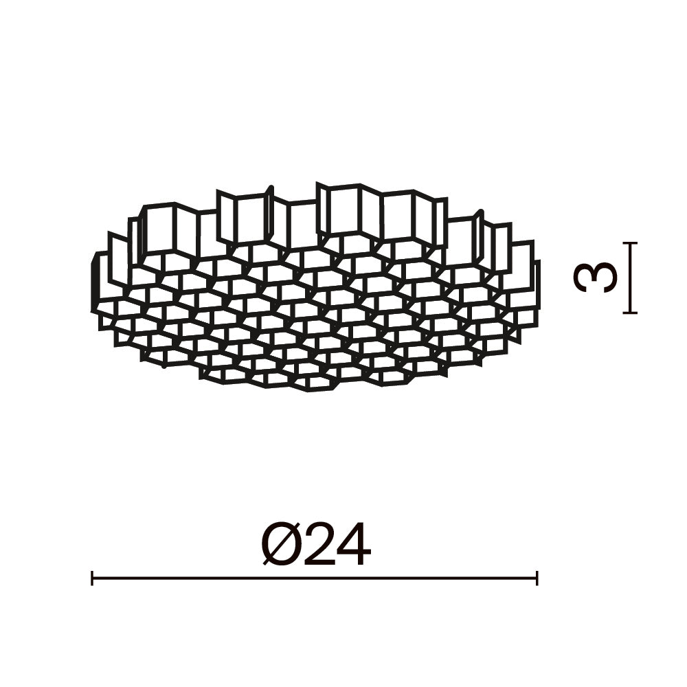 HoneyComb-D24 Light Filter