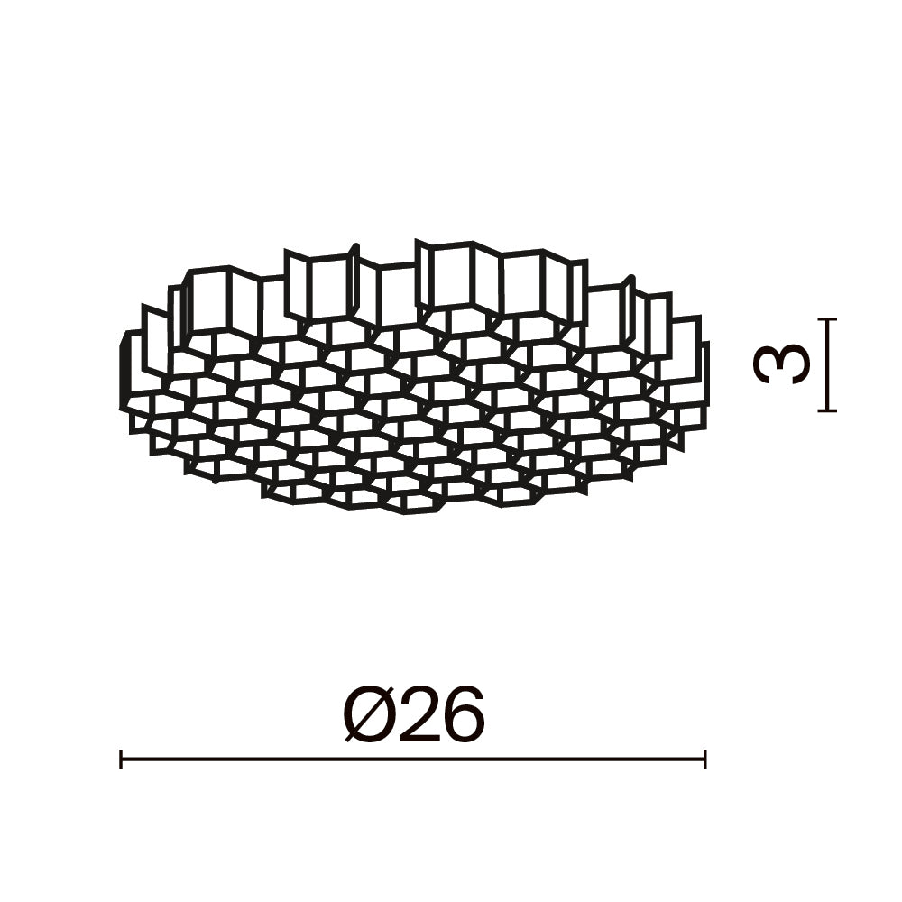 HoneyComb-D26 Light Filter