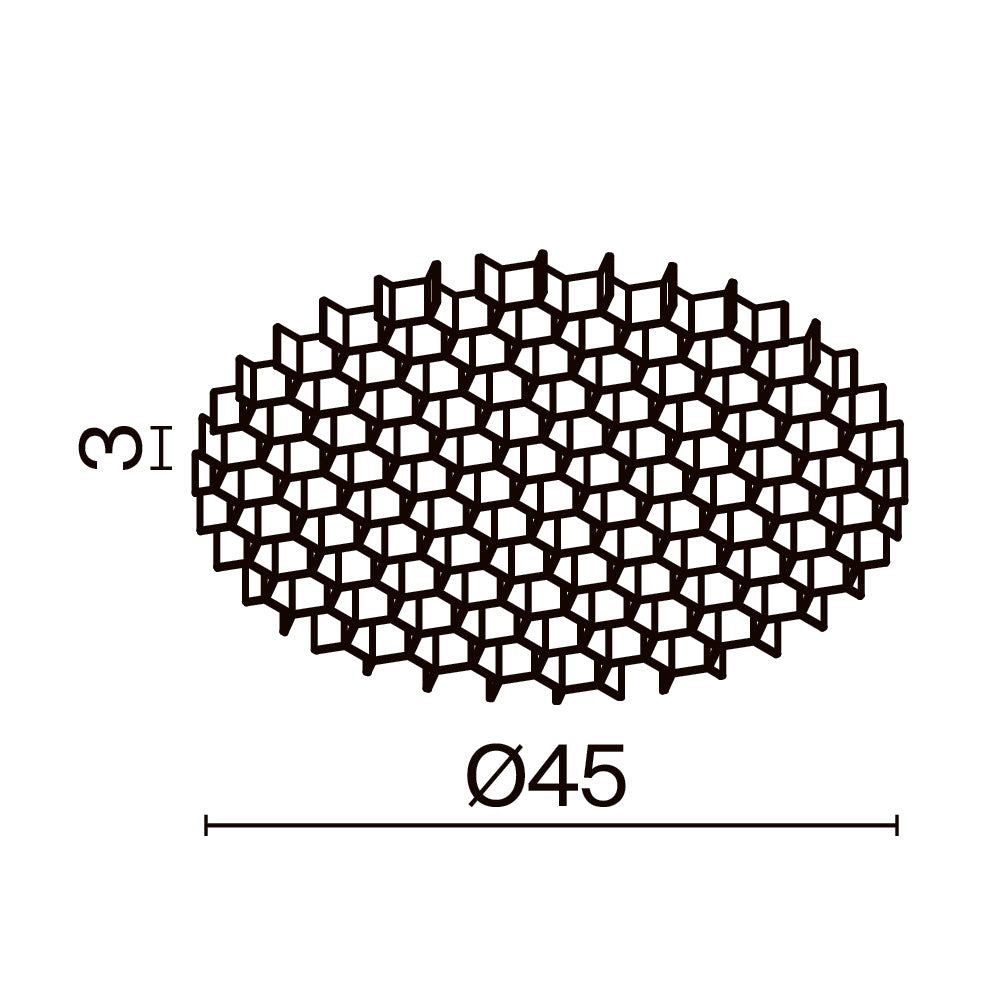 HoneyComb-D45 Light Filter