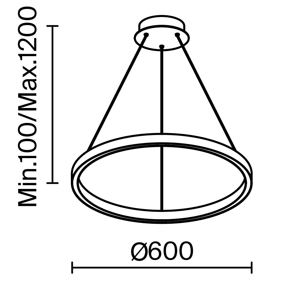 Pendant lamp MOD058PL-L32BK