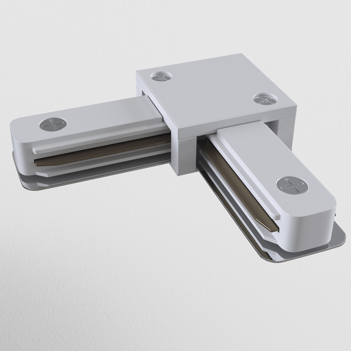TRA001CL-11W L-formad Unity-koppling vit