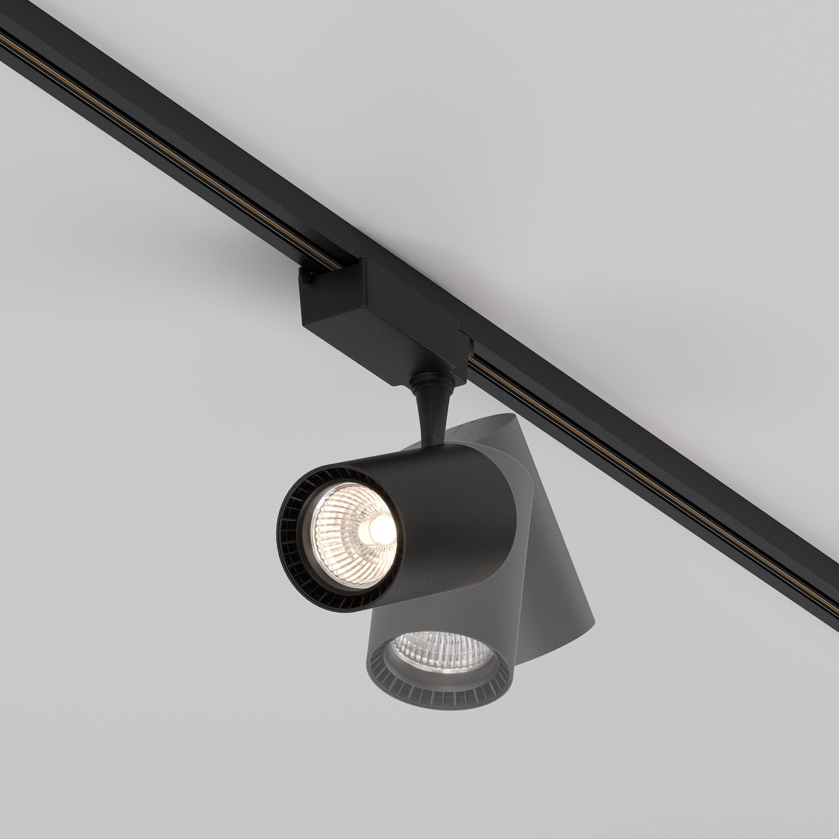 Projecteur sur rail TR003-1-15W3K-S-B