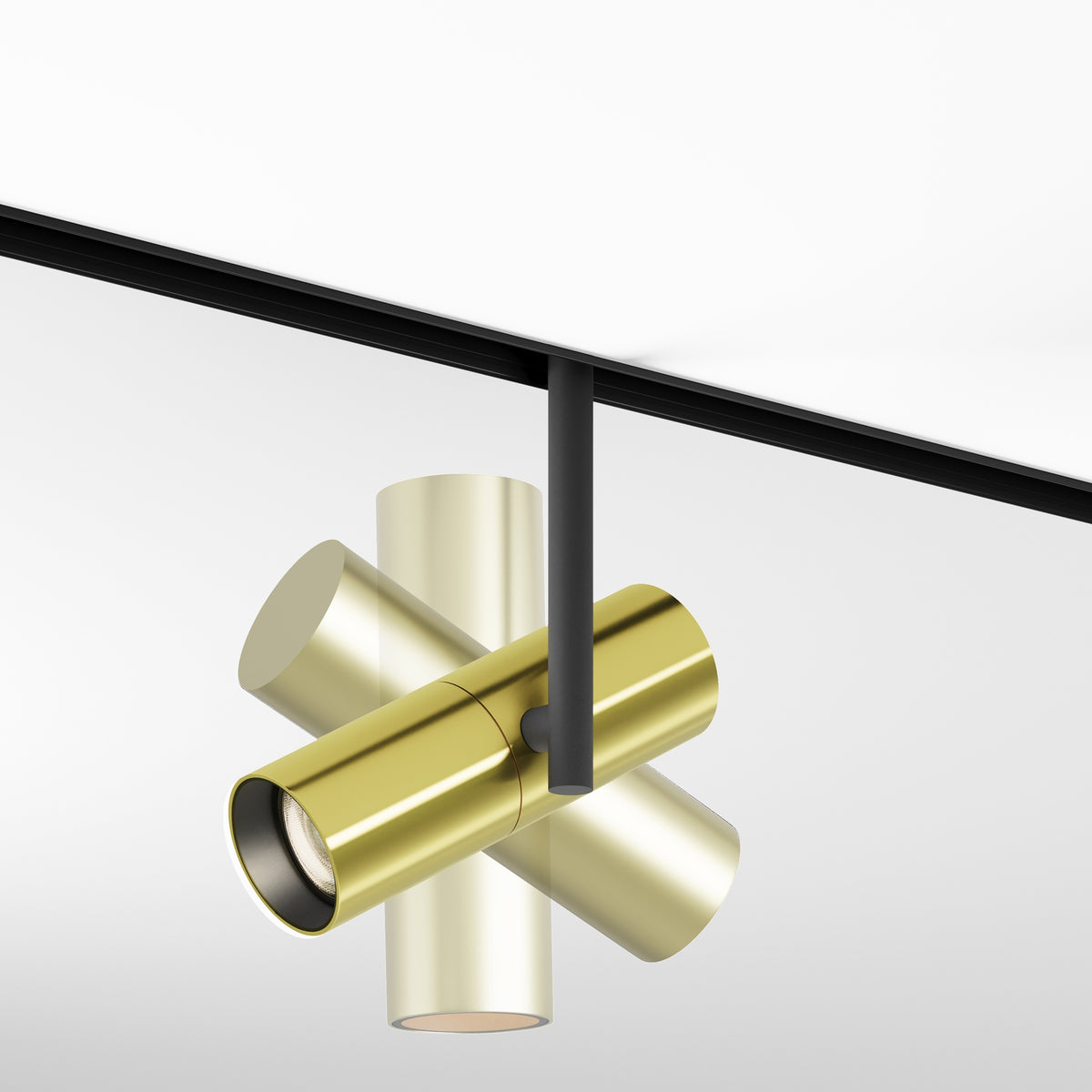Luminaire sur rail TR005-4-12W-DS-BBS
