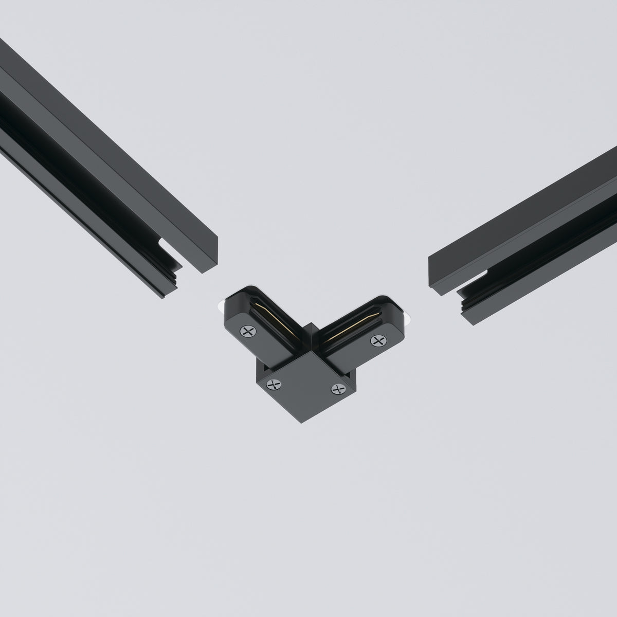 TRA001CL-11B Unity L-shaped Connector Black