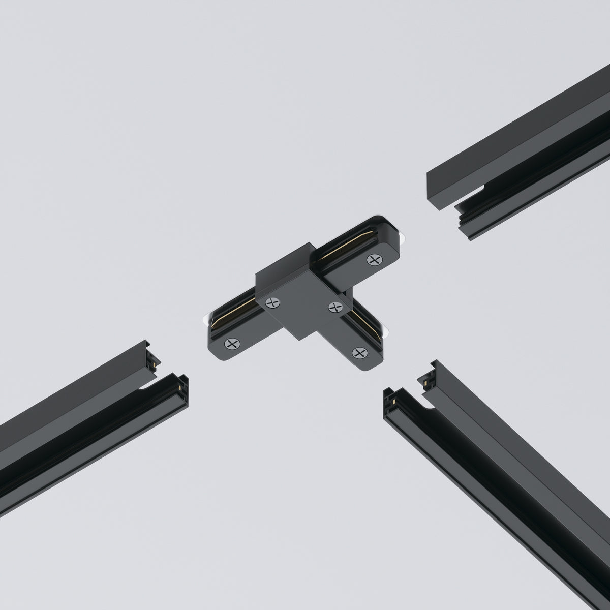 Connecteur en forme de T Unity TRA001CT-11B noir