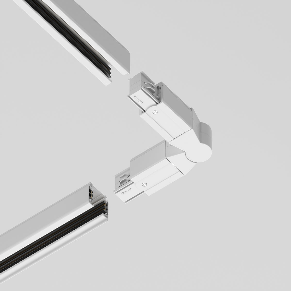 TRA005CS-31W Roterande svängbar koppling Trinity vit