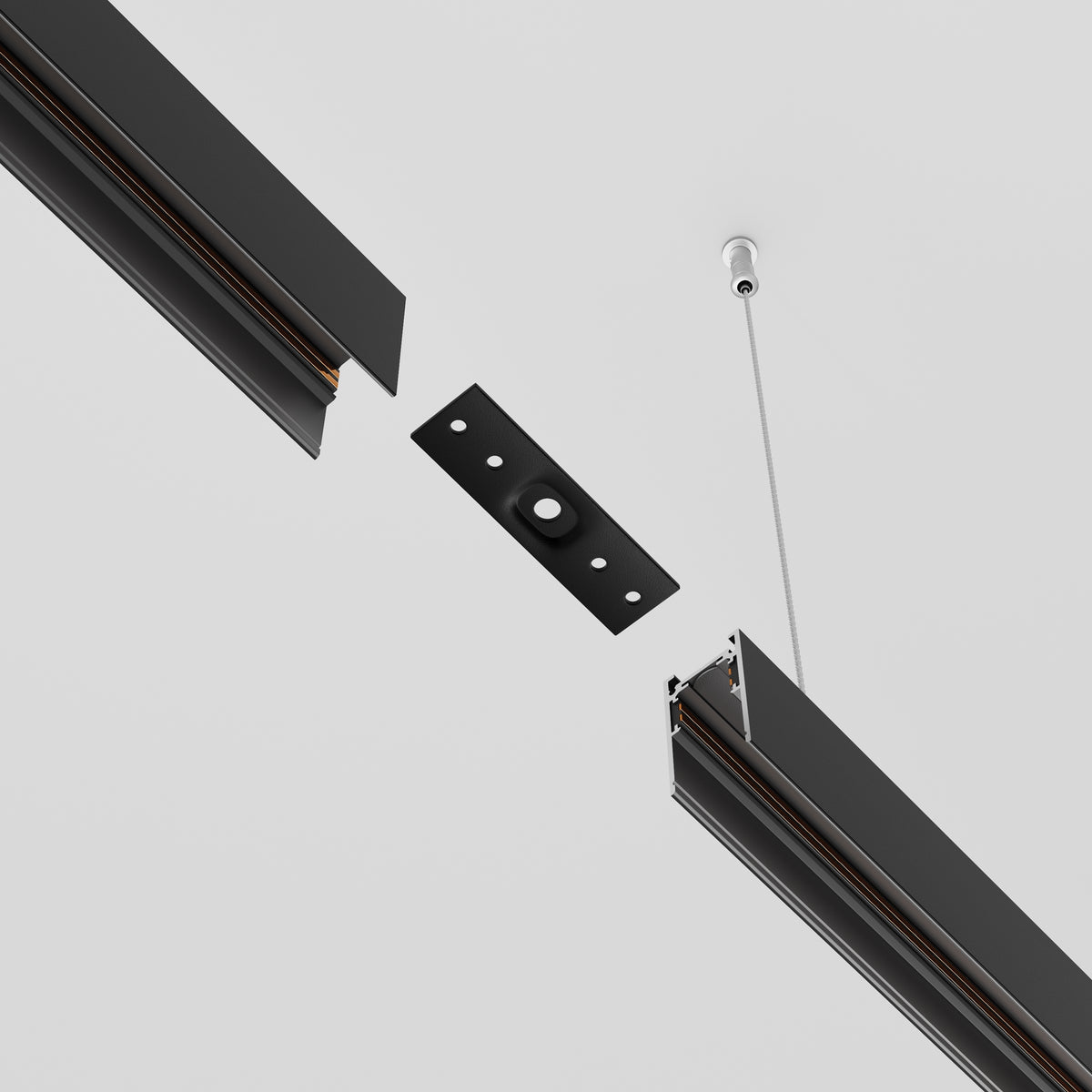 Skarvstycke för magnetisk skena TRA034C-21B