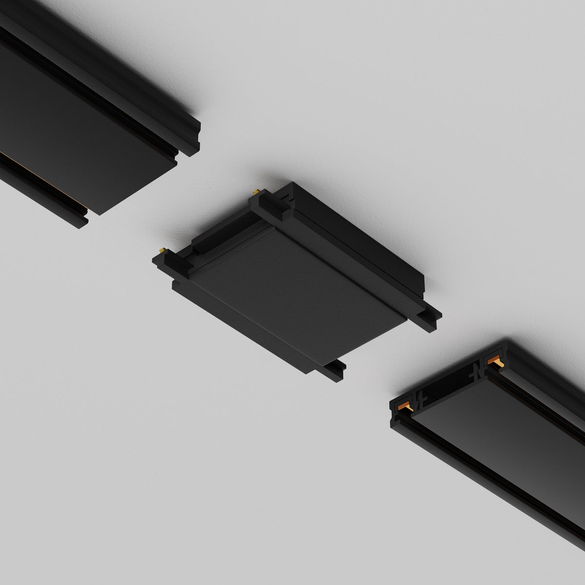 TRA084C-11B Gerader Stromverbinder Radity, Schwarz