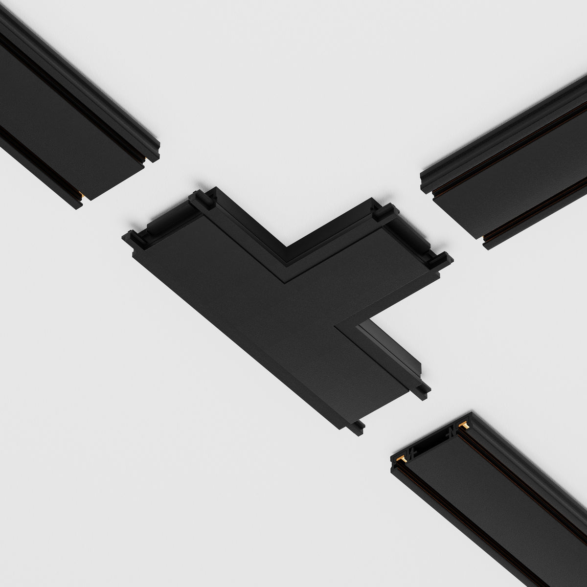 TRA084CT-11B T-förmiger Verbinder Radity Schwarz