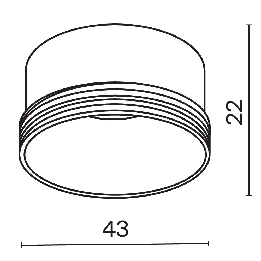 Decorative ring RingS-5-W