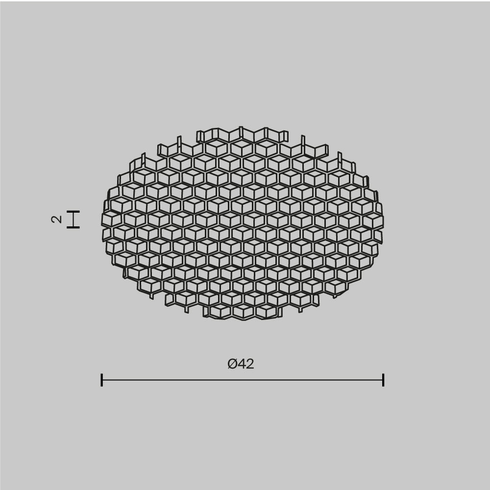 Filtro luce HoneyComb001-D41.5
