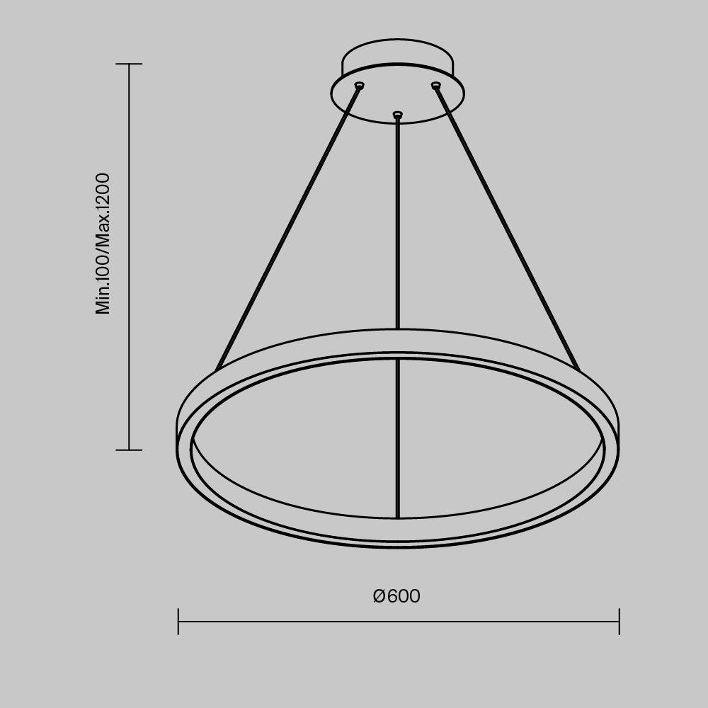 Pendant lamp MOD058PL-L32BSK