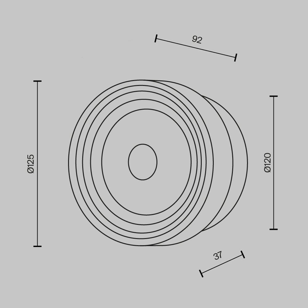 Wandleuchte MOD493WL-L6BSK2