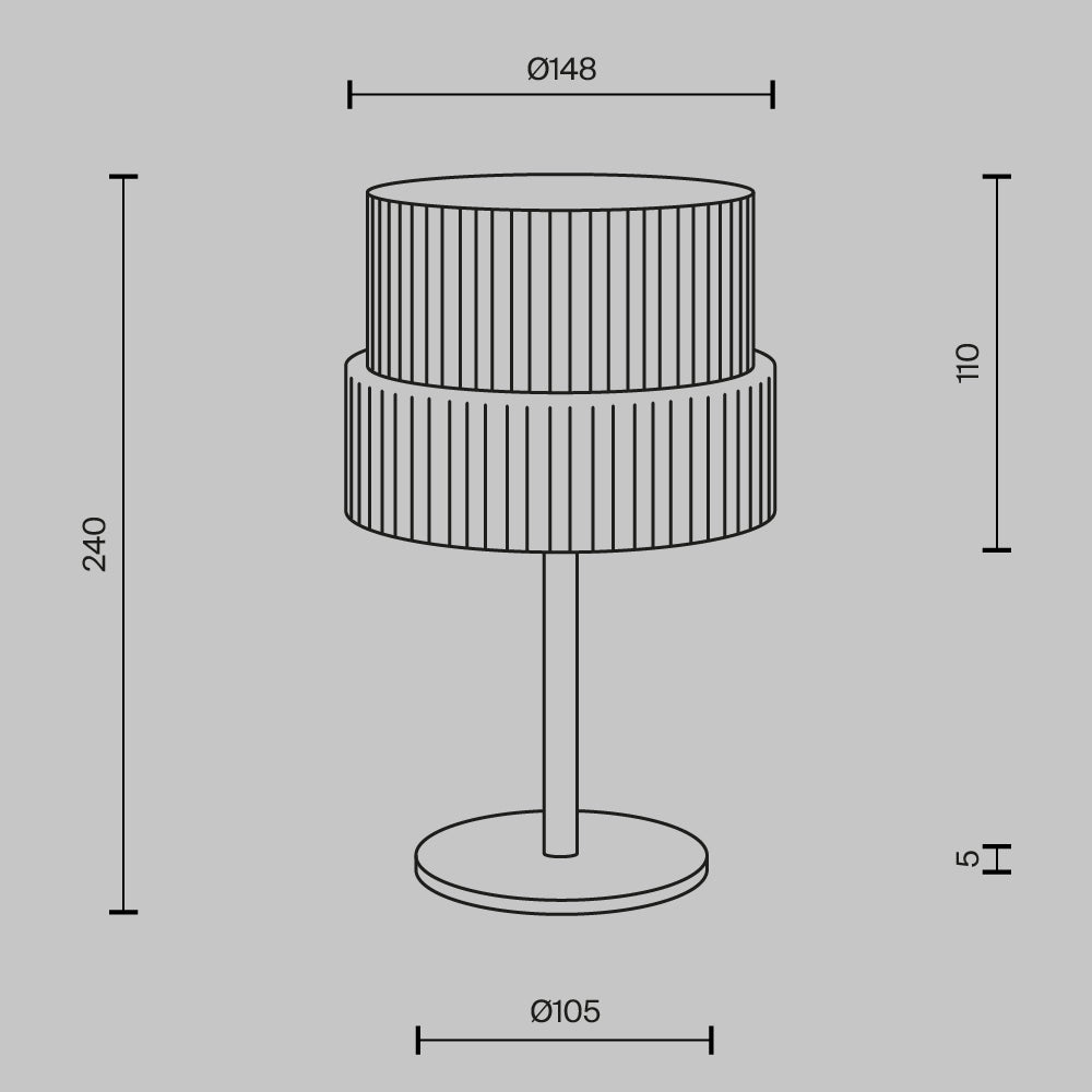 Lampe à poser MOD496TL-L12BZK