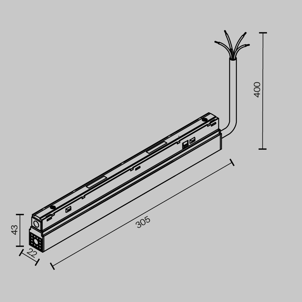 Source de tension TRA034DR-200W-DD-W-DE