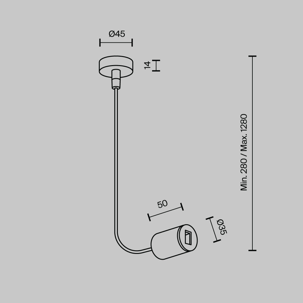 Side power input "Flarity" brass TRA154C-SB1-BS
